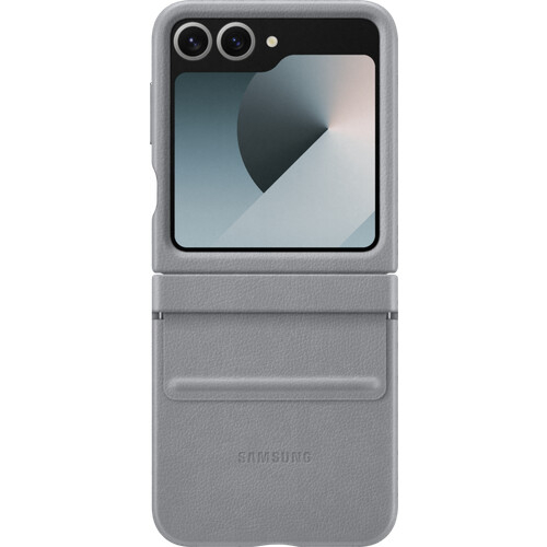 Tweedekans Samsung Galaxy Z Flip 6 Back Cover Kunstleer Grijs