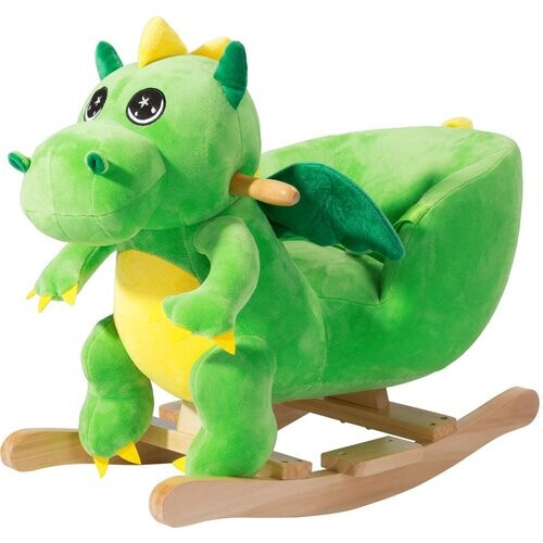 Tweedekans Spielwerk Schommelstoel kinderen dino met veiligheidsgordel