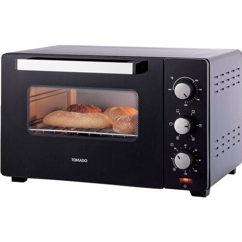 Tweedekans Tomado TEO3000B - Vrijstaande oven - 30 Liter - 1600 Watt - Hetelucht - 3 insteekniveau's - Zwart